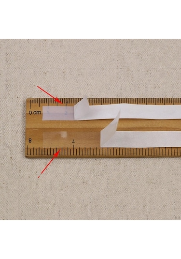 Pazly Çift Taraflı Kumaş Yapıştırma Bandı - Güçlü Kapitone Yapıştırıcı, Kenar Bandı, Pantolon Kot Kıvırma, Elbise Ve Çorap İçin