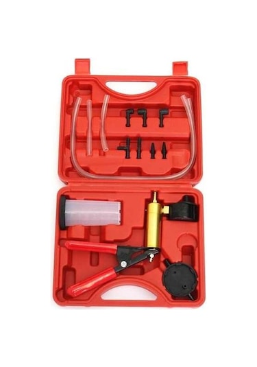 Supermarket1 2'si 1 Arada Fren Hidroliği Hava Alma Değişimi El Tipi Vakum Tabanca Pompası Test Seti