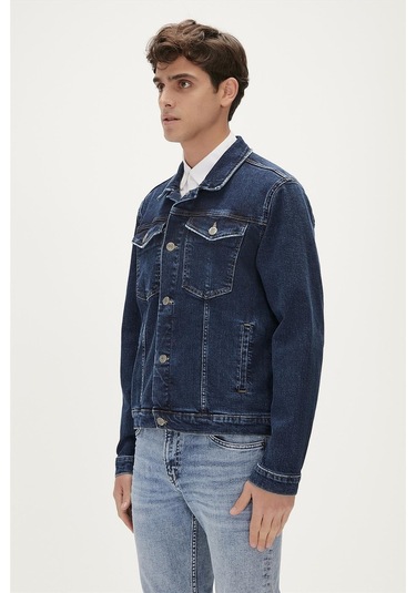 Bad Bear Roy Denim Koyu Mavi Erkek Jacket-koyu Mavi Koyu Mavi