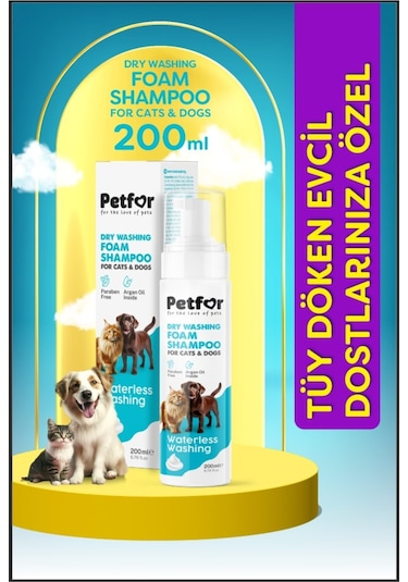 Kedi Ve Köpekler İçin Kuru Şampuan 200 Ml