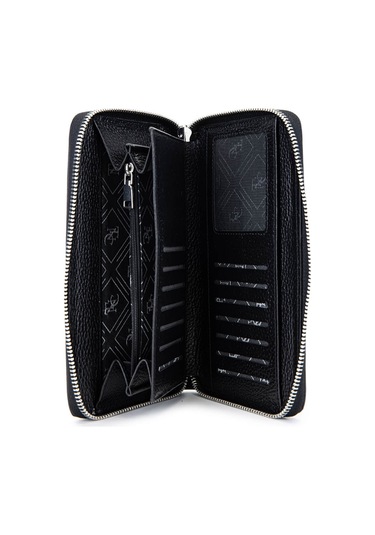 Tamer Tanca Erkek Hakiki Deri Siyah Floter El Çantası 301 230215 Erk Cnt Sk25-26 Sıyah Fltr Siyah