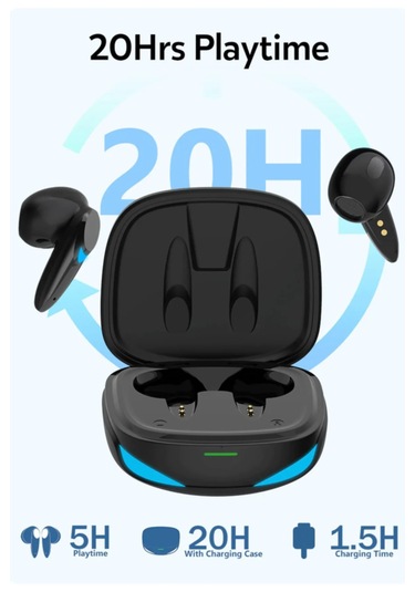 Qasul G10 Kablosuz Bluetooth 5.2 Oyuncu Kulaklığı