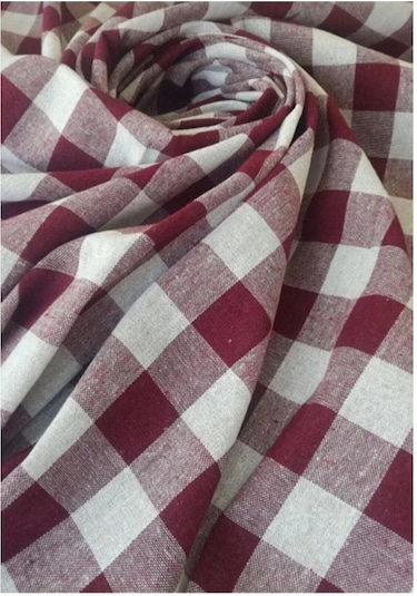 Çok Amaçlı Piknik Masa Örtüsü Sofra Bezi Bordo 150x150