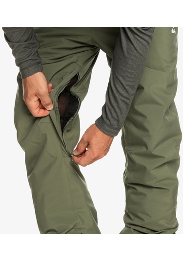 Quiksilver Estate Erkek Snowboard Pantolonu Yeşil