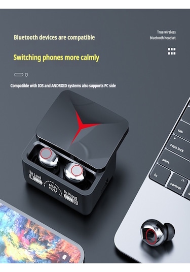 Time&Tech M90 Pro Bluetooth 5.4 Kulak İçi Oyuncu Kulaklık