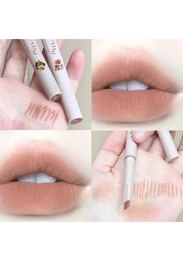 Süt Mat Pürüzsüz 3D Dudak Kalemi 10