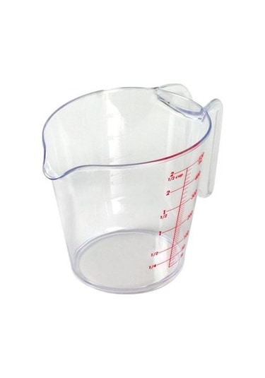 Minihome Şeffaf Ölçü Kabı 500Ml Çok Renkli