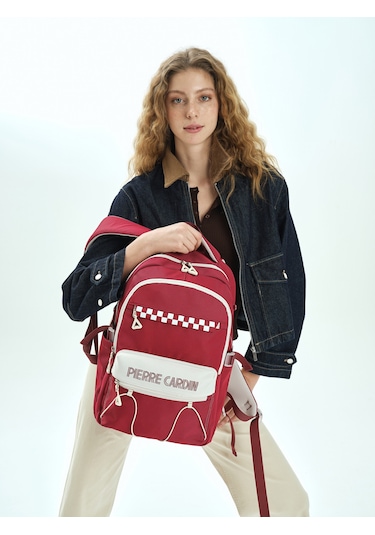 Pierre Cardin Sırt Çantası 07pct183 Kirmizi
