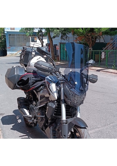 Dominar 250 Dominar 400 Tur Camı Montaj Demiri Cam Yükseklik 60cm X Üst Genişlik 40cm