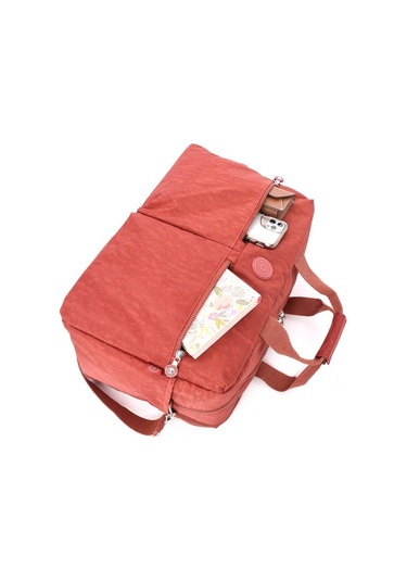 Seyehat Spor Çantası Kabin Boy Valiz 45 35 Cm Omuz Ve Çapraz Askılı Hafif Klinkır Çanta Su İtici Kiremit