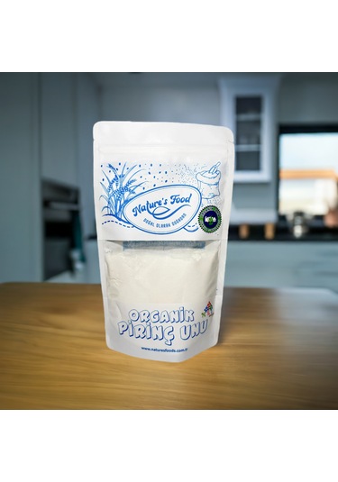 Organik Pirinç Unu 300gr Pestisit Analizli Organik Sertifikalı