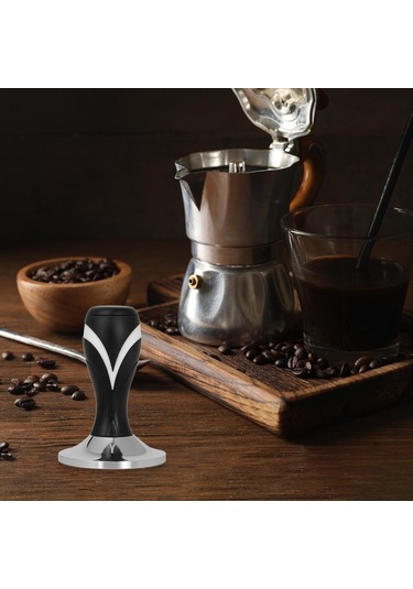 Suntek Kahve Tamper Profesyonel El Presi Otel Mutfak Kafe Için Siyah