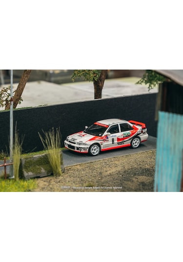 Tarmac Works 1/64 Mitsubishi Lancer Evolution Rallye Monte-carlo 1993 8 - Global64 Çok Renkli