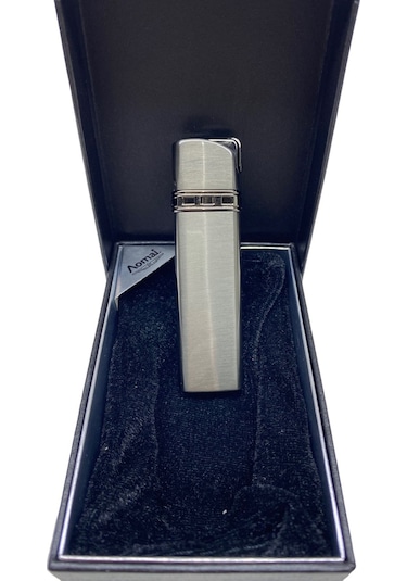 Aomai Slim Gazlı Pürmüzlü Çakmak Füme 809144