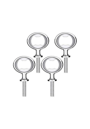 Moly Kendin Yap Bira Şişe Açacağı 4 Adet Paslanmaz Çelik Gümüş Renk Gümüş