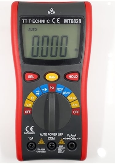 Wellhise MT 6828 Dijital Multimetre Ölçü Aleti