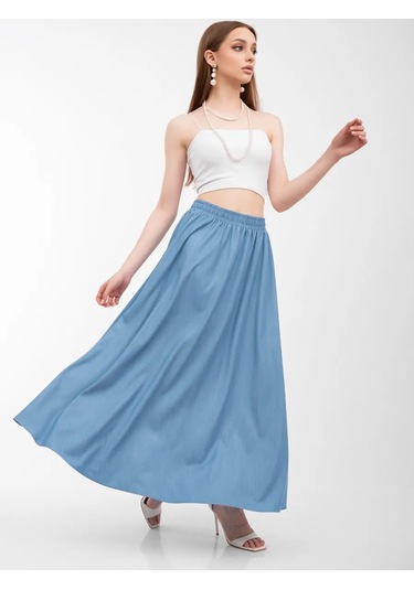 Begi Brand Yazlık Kot Çan Etek 383965889 Açık Mavi
