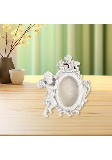 Pazly Süsleme Suntek Sanat Hediye Fotoğraf Çerçeve Beyaz Angel Vs