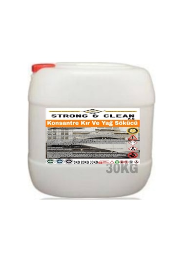 Strong&Clean Yağ Çöz Konsantre 30 KG