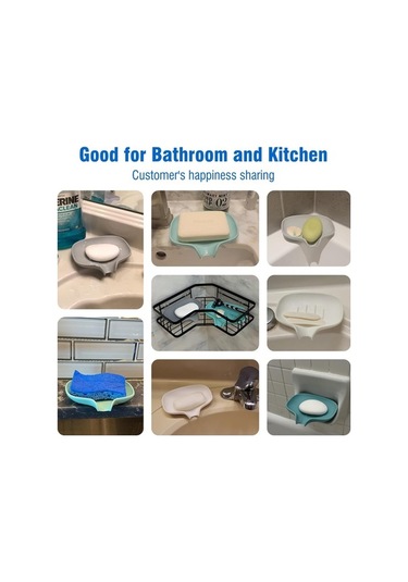 Besthome1 Sıvı Drenajlı Sabun Kutusu - Su Torkusu Hijyenik Saklama Kutusu Diğer