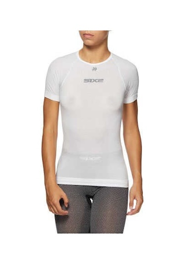 Sıx2 Breezytouch Yazlık Termal T-shirt Karbon Beyaz