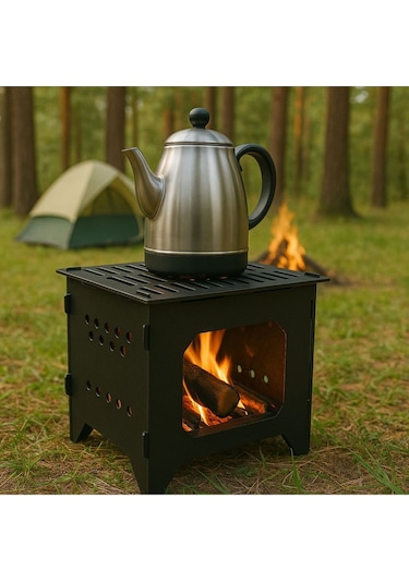 Alevra Mini Kamp Sobası ,mangal ,ateş Cukuru Diğer