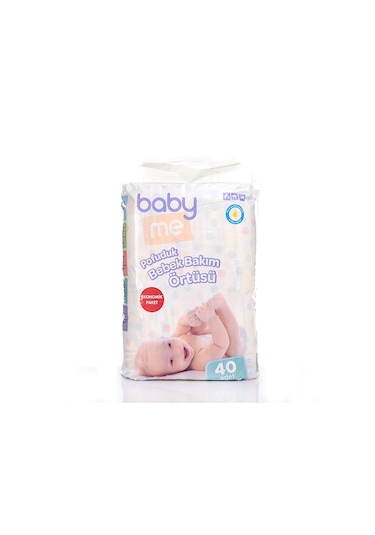 Baby Me Pofuduk Bebek Bakım Örtüsü 60 x 60 CM 40 Adet