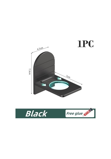 Black-1pc-no-punch Duvar Dikey Depolama Asılı Raf Duş Jeli El Temizleyici Tutucu Mutfak Duvara Monte Deterjan Asılı Raf