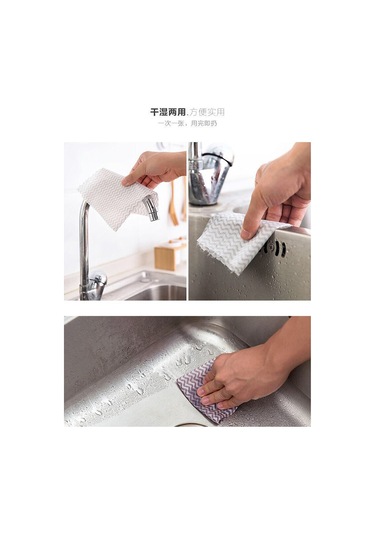 Yaleker Gri İnce Lif Tek Kullandım Temizlik Bezi, Kırık Noktalı, Islak/kuru Kullanım, Mutfak/ofis/ulaşım, 50 Adet/rulman