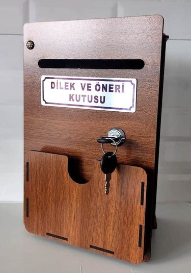 Cepli Ahşap Dilek Ve Öneri Kutusu