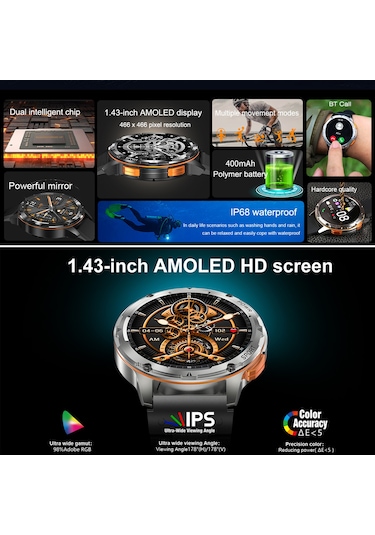 Geeksen Ak59 Akıllı Bileklik Spor Saati 1.43" Amloed Dokunmatik Ekranlı Fitness Takip C Akıllı Saat (İthalatçı Garantili) Geeksen Ak59 Akıllı Bileklik Spor Saati 1.43" Amloed Dokunmatik Ekranlı Fitness Takip C Akıllı Saat (İthalatçı Garantili)