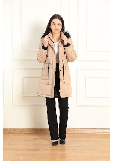 Modaplaza Kadın Bondit Mont 4201- K23mflx4201mntvizon K23MFLX4201MNTVİZON Vizon