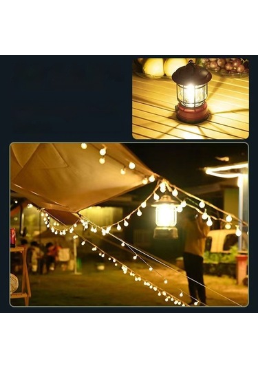 Jian Fan Açık Kamp Acil Aydınlat Maşarj Edilebiler Taşınabilinir Led Atığıgııı-siyah Siyah