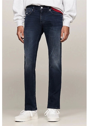 Tommy Hilfiger Erkek Slim Pantolon Denim