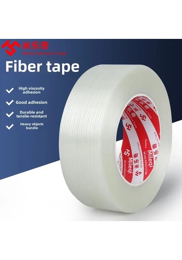 Yapışmayan İşaret Tek Taraflı Fiber Bant Kalıp Elektronik Ambalaj Yapışkan Bant 8.0cm Wide 50 M Long Standard Diğer