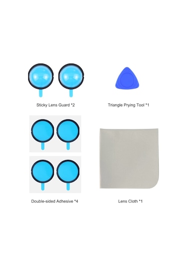 Insta360 X3 Puluz Lens Guard Pc Koruyucu Kapak Siyah