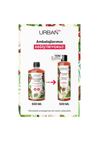 Urban Care Coconut Coffee Yenileyici ve Pürüzsüzleştirici Duş Jeli 500 ML