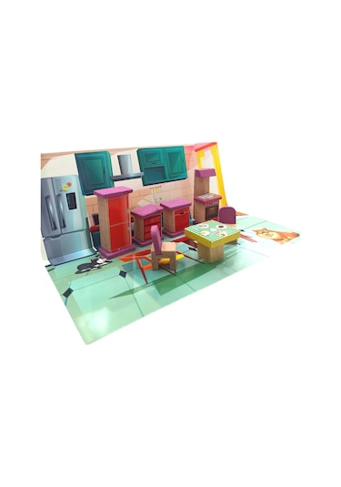 Minik Şeflerin Hayal Dünyası: Ahşap Oyuncak Minyatür Mutfak Grubu Seti