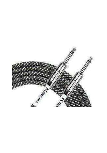 Kirlin Cable IWCX-201PN  3Mt Örgülü Enstruman Kablosu - Siyah