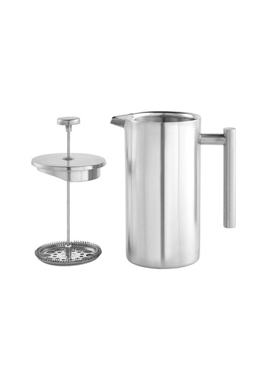 Pazly 304 Paslanmaz Çelik Fransız Basınçlı Cezve Seti - 1000ml, 800ml, 350ml - Kahve Çay İçin Mükemmel