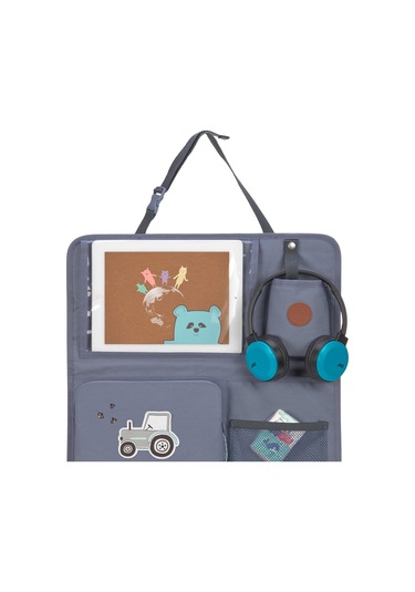 Lassig Happy Prints Organizer Tractor Mavi