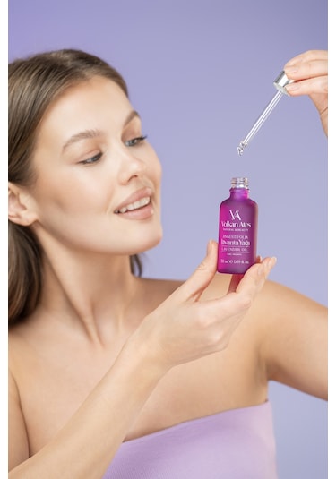 Volkan Ates Natural & Beauty Lavandula Angustifolia Saf Lavanta Yağı Cam Damlalıklı 50 ML