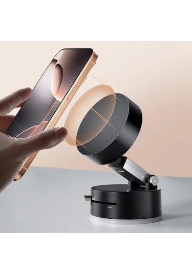 Platoon Pl-8625 Vakumlu Mıknatıslı Araç Telefon Tutacağı