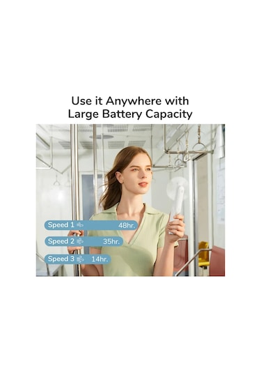 Mini El Tipi Vantilatör, Taşınabilir Sessiz Küçük Vantilatör 4500mah Kahverengi F8x, Çin