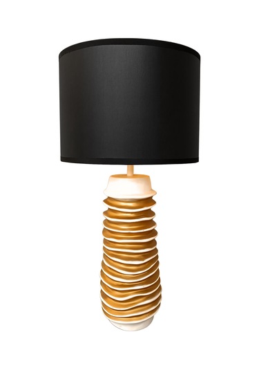 Opulence Krem Gold Abajur Çok Renkli