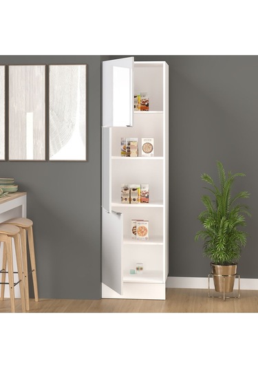 60 Cm Efil Boy Dolabı Mdf Beyaz