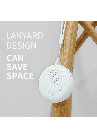 Fortunelane Z3 Bebek Uyku Aleti: Zamanlayıcı, Ses Ayarlı Otomatik Gürültü Algılama Beyaz, Usb Şarjlı Beyaz