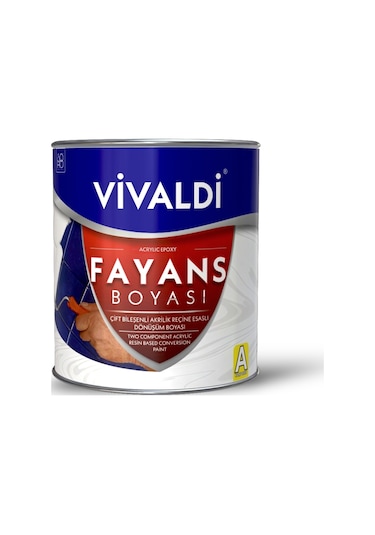 Fayans Boyası - Astar Ve Vernik Gerektirmeyen Boya - Beyaz 5 L