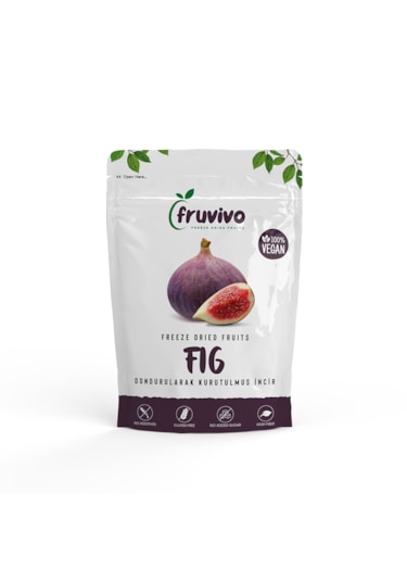 Dondurularak Kurutulmuş İncir 30 Gr, %100 Vegan, Glutensiz