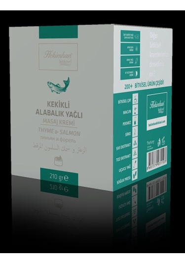 Hekimhan Kekik ve Alabalik Yağlı Masaj Kremi 240 G